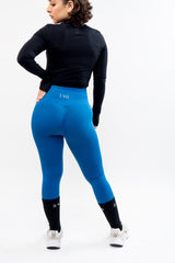 High Waisted Butt Lifting Legging Dark Blue