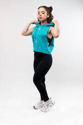 Open Side Top With Hoodie