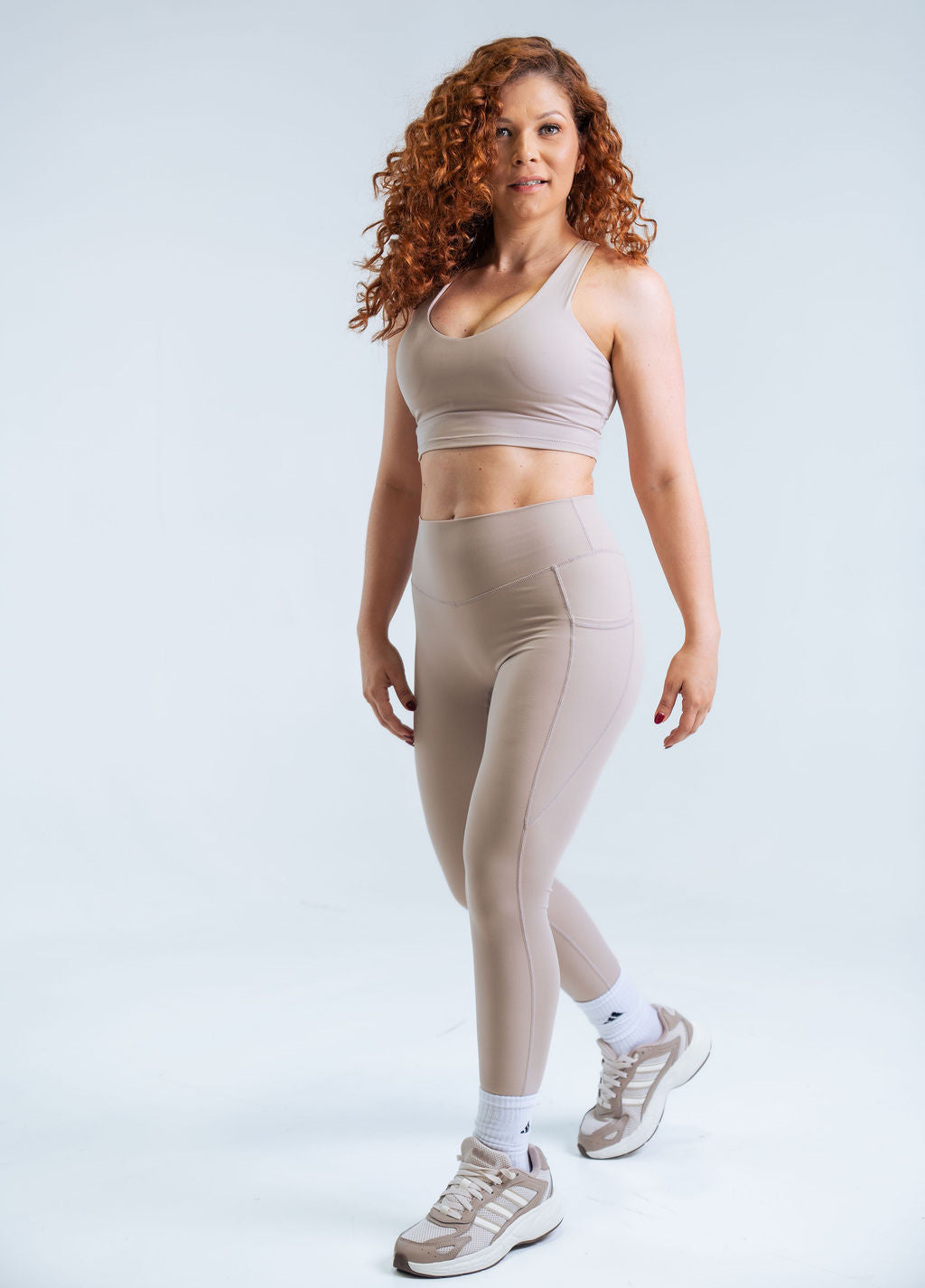 workout sport bra  beige
