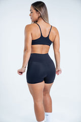 Two pieces sport bra and High waist short workout set