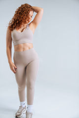 workout sport bra  beige