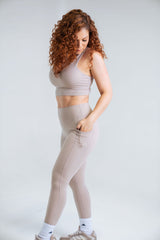 workout sport bra  beige