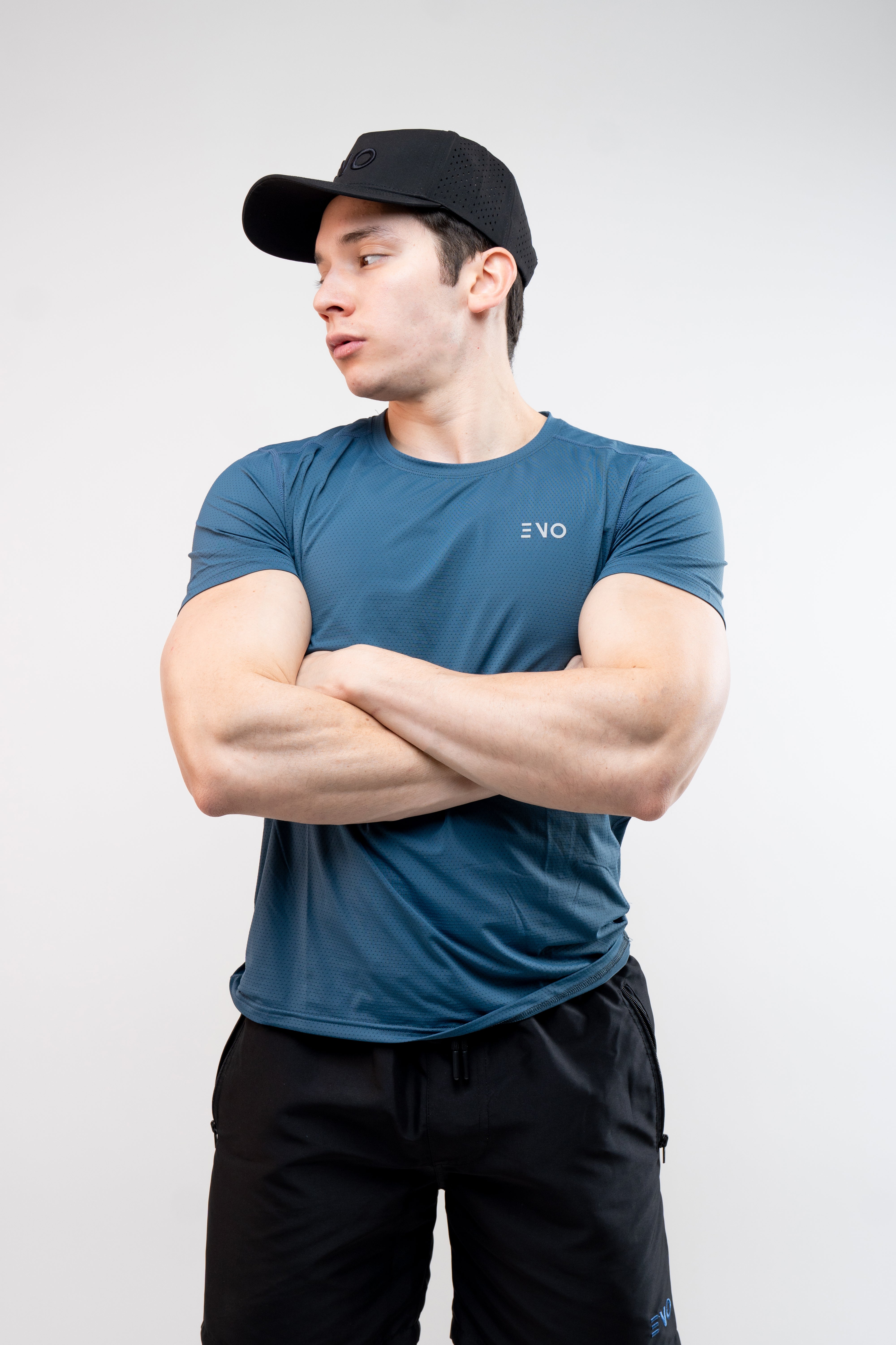 Workout Shirt Dry Fit Blue