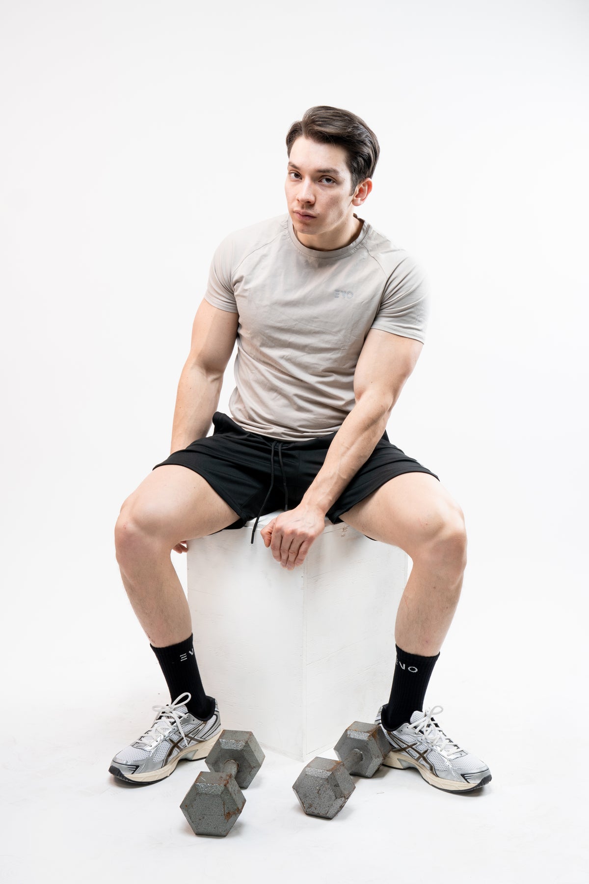 Workout Shirt Dry Fit Beige